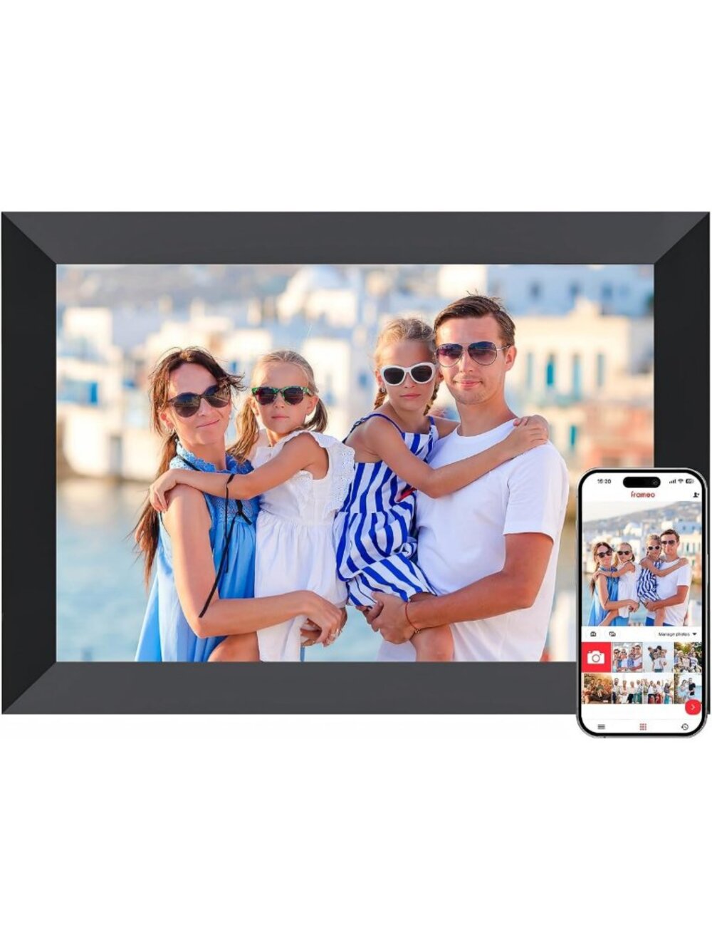 10.1” WiFi Digital Photo Frame - Smart Display for Memories & Photos